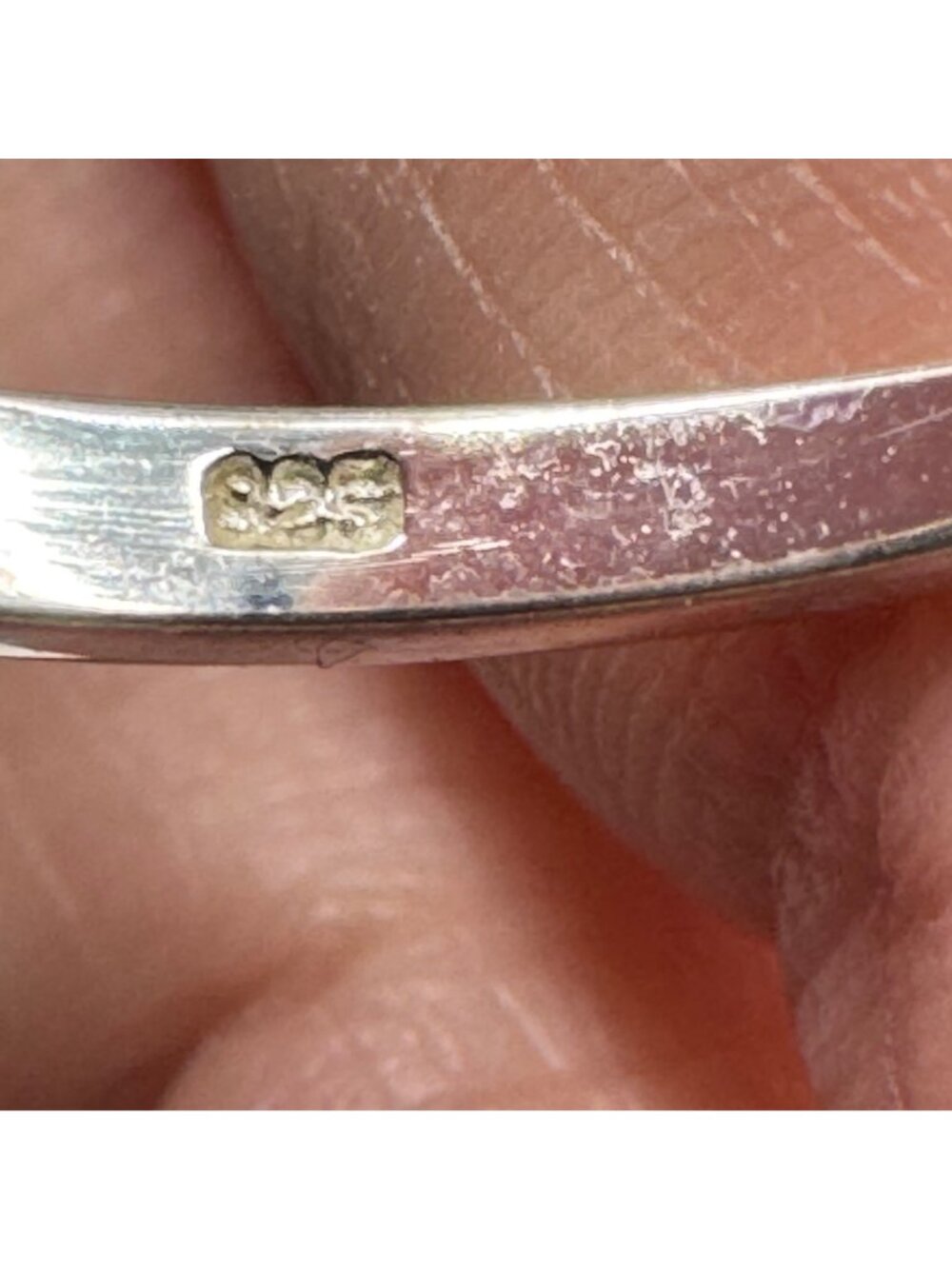 VTG Sterling Silver 925 Cubic Zirconia Flower Design Statement Ring Size 9 - Picture 8 of 12